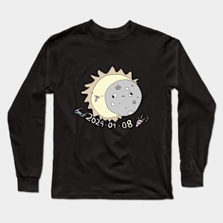 Total Solar Eclipse April 2024 Long Sleeve T-Shirt